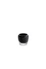 Vaso Em Cristal Murano Preto - São Marcos 12cm