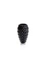 Vaso Em Cristal Murano Preto - São Marcos 25cm