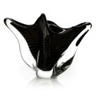 Vaso Em Cristal Murano Preto - São Marcos