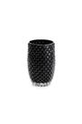 Vaso Em Cristal Murano Preto - São Marcos