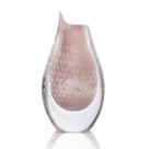 Vaso Em Cristal Murano Rosa - São Marcos 22cm