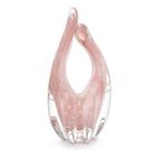 Vaso Em Cristal Murano Rosa - São Marcos 32cm