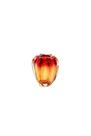 Vaso Em Cristal Murano Vermelho E Âmbar - São Marcos