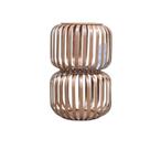 VASO EM FERRO CARAMELO 20x13x13cm