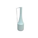 VASO EM FERRO VERDE OLIVA 35x10cm