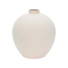 Vaso em metal rustico branco mart 31,5cm