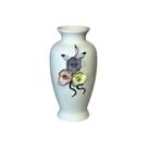 Vaso Em Porcelana Classic Branco 10x20,5cm Strasbourg Elements