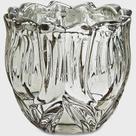Vaso em vidro cinza mart