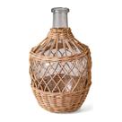 VASO EM VIDRO COM FIBRA NATURAL MART- 30cm - 7908103768496