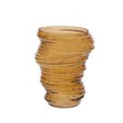 Vaso em vidro Organico Ambar 26cm x16 cm