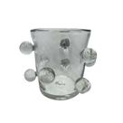 Vaso em Vidro Transparente com Esferas Estilo Murano BTC
