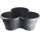 Vaso Empilhável Treviso (41X39X16) Preto OKLA
