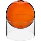 Vaso Esfera em Vidro Âmbar c/Base Transpar.10x10cm Home & Co Vaso Esfera em Vidro Âmbar c/Base Transpar.10x10cm Home & Co