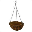 Vaso Fibra Coco 25 Cm Pendente Decoração Resistente Natural