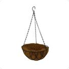 Vaso Fibra Coco 30 Cm Pendente Decoração Resistente Natural