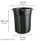 Vaso flexível para embalagem de mudas com alças Nutriplan