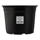 VASO FLOR REDONDO N.02 NUTRIPLAST 10cm COMUM - PRETO