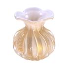 Vaso frufru bolinha pq gold / off write