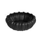 Vaso Fruteira Cerâmica Nobre Moranga Preto Acabamento Luxo Vaso Fruteira Cerâmica Nobre Moranga Preto Acabamento Luxo
