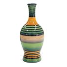 Vaso Garrafa 30X9cm Alto Brilho Maruaga - Carolina Haveroth