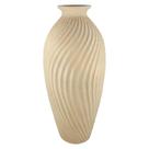 VASO GARRAFA ONDULADA BEGE ESCURO RUSTICO 40cm VASO GARRAFA ONDULADA BEGE ESCURO RUSTICO 40cm