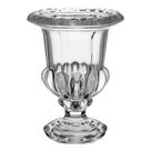 Vaso Grande de Vidro Transparente Base Hexagonal 26x21cm Vaso Grande de Vidro Transparente Base Hexagonal 26x21cm