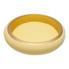 Vaso Ikebana Baixo Cerâmica Fosca Decor de Plantas Garden - Gold