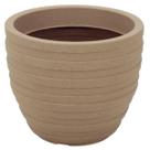Vaso Inca 45cm Jardim Granito Areia Tramontina em Polietileno Flor Folhagem Vaso Inca 45cm Jardim Granito Areia Tramontina em Polietileno Flor Folhagem