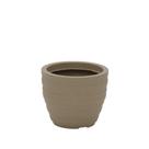 Vaso Inca Tramontina Basic em Polietileno Areia 24 cm Vaso Inca Tramontina Basic em Polietileno Areia 24 cm