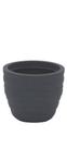 Vaso Inca Tramontina Basic em Polietileno Grafite 24 cm