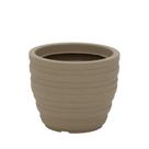 Vaso Inca Tramontina em Polietileno Areia 32 cm Vaso Inca Tramontina em Polietileno Areia 32 cm