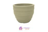 Vaso Inca Tramontina em Polietileno Areia 38 cm Vaso Inca Tramontina em Polietileno Areia 38 cm