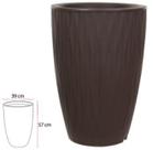 Vaso Infinity Conico Tabaco 57cm