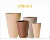 Vaso Jardim Conico M 34x50 Cinza/marrom/preto 786 Vaso Jardim Conico M 34x50 Cinza/marrom/preto 786