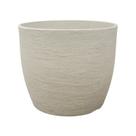Vaso Jardim Redondo 28Cm Redondo Cimento