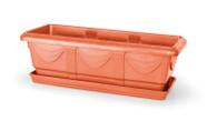 Vaso Jardineira com Prato 80 cm Nutriplan cor