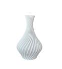 Vaso Jarro Decorativo Espiral Plástico Flores Artificiais