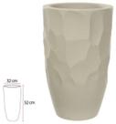 Vaso Luna Conico Granito Cimento 52cm Vaso Luna Conico Granito Cimento 52cm