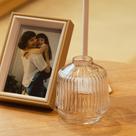Vaso Lyor Canelado Essencial 10cm x 10cm x 12cm Vidro