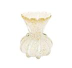 Vaso Maior Redondo Murano Italiano Pigmentação Rosê Luxo Vaso Maior Redondo Murano Italiano Pigmentação Rosê Luxo