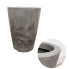 Vaso Marmorizado De Polietileno Cores