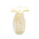 Vaso Menor Murano Pigmentação Âmbar Charmoso Luxo Vaso Menor Murano Pigmentação Âmbar Charmoso Luxo