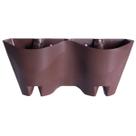 Vaso Modular de Parede (41X14X19) Tabaco OKLA