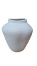 Vaso Molde GG Branco Fosco Texturizado 20,5 cm