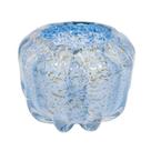 Vaso Murano Azul Turquesa Pigmentos Dourado Lapidados Gomos Vaso Murano Azul Turquesa Pigmentos Dourado Lapidados Gomos