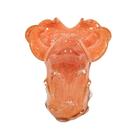 Vaso Murano Italiano Cor Coral Pigmentos Dourado Vaso Murano Italiano Cor Coral Pigmentos Dourado