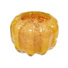 Vaso Murano Italiano Damasco Pigmentos Lapidados Ondulados