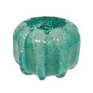 Vaso Murano Italiano Ondulados Nobre Pigmento Dourado Vaso Murano Italiano Ondulados Nobre Pigmento Dourado