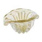 Vaso Murano Italiano Pigmento Dourado Lapidados Caracol Vaso Murano Italiano Pigmento Dourado Lapidados Caracol