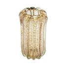 Vaso Murano Italiano Verticais Ondulados Luxo